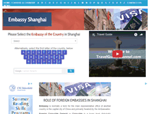 Tablet Screenshot of embassyshanghai.com